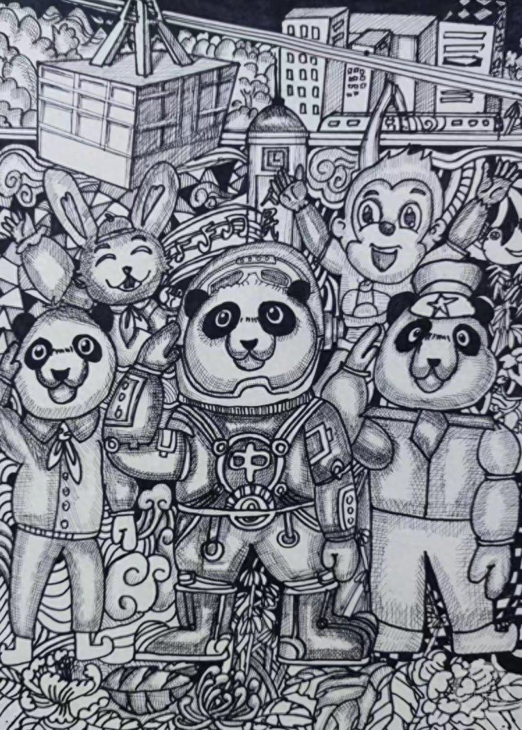 熊猫中国公益万里（169件熊猫作品亮相）